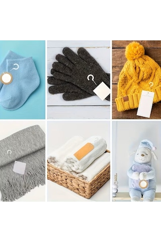 Şeffaf Standart Kancalı 4,5cm Etiketleme Ve Asma Kılçığı 500adet