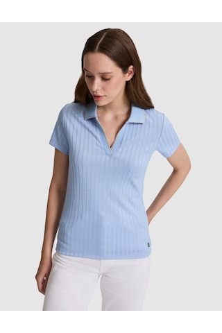Pierre Cardin Kadın Mavi Tişört Basic 50320697-vr249