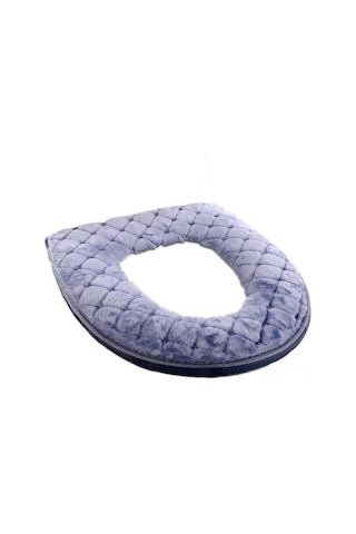 Kosona Yumuşak Plüsh Tuvalet Koltuk Örtüsü: Isı Sağlar, Yıkabilir, Dayanıklı, Renkli Seçenekler Gri Diğer