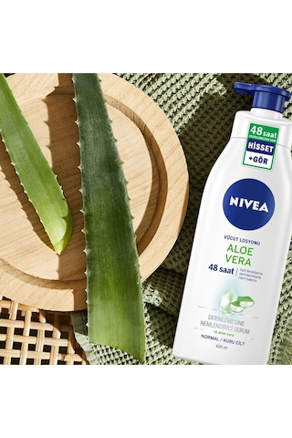 Nivea Aloe Vera Nemlendirici Serum Vücut Losyonu 2 x 400 ML
