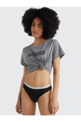 Kadın 3'lü Tanga Seti-10768 Siyah-siyah-siyah