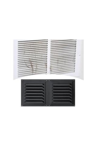 Trendooze Genişletilebilir Havalandırma Kapağı Koruması Kolay Montajlı Siyah