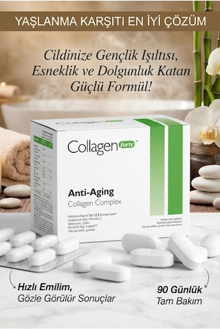 Collagen Forte Collagen Complex 1500mg 90 Tablet