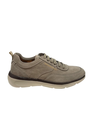 Freefoot 252012-1 Erkek Casual Deri Nubuk Ayakkabı Kış 24 Bej