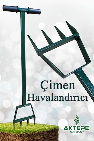 Çim Havalandırma Çimen Havalandırıcı Sivri Uçlu Toprak Kök Havalandırma Bahçe Aleti Çim Bakımı