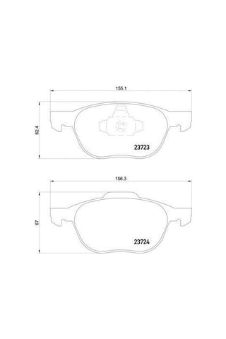 Ecosport Ön Fren Balata 2017-2022 3m5j2k021ab Mhr00144 1.0