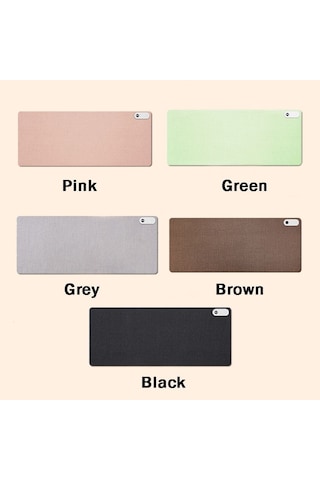 Isıtmalı Fare Altlığı Masa Gri