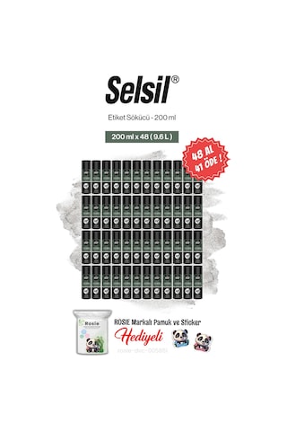 Selsil 200 Ml, 48 Al 41 Öde Etiket Sökücü Ve Rosie Pamuk