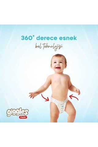 Ayrex Pants Külotlu Bebek Bezi, 3 Numara Midi, 4-9 Kg, 68 Adet, Aylık Paket 0 Numara
