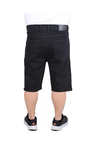 Starbattal Büyük Beden Kot Kapri Power Lycra Comero 11913 Sıyah Siyah