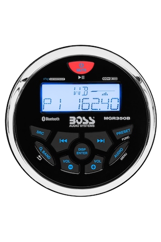 Boss Marin Teyp. Tekne Teyp Radyo. Yuvarlak Bluetooth Mgr350B