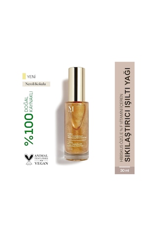 Misbahçe Golden Hour Vitamin İçerikli Işıltılı Saç Ve Vücut Yağı Neroli 30 Ml