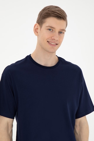U.S. Polo Assn. Erkek Comfort Fit Bisiklet Yaka Lacivert Tişört 50287046-VR033