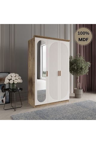 Soho 3 Kapak Mdf Gardırop Aytaşı