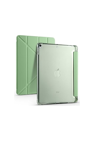 Apple Uyumlu iPad, Pro 10.5 Kılıf Kalem Bölmeli Trifolding Case A1701 A1709 A1852