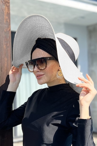 Remsa Mayo Büyük Boy Hasır Şapka Beyaz Rş-21 Beyaz