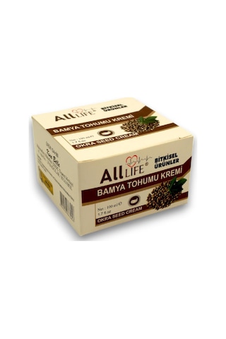 All Life Bamya Tohumu İçerikli Cilt Bakım Kremi 100 ML