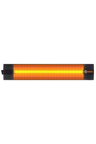 2500 Watt Termostatlı Sarı Işıklı Elektrikli Kumandasız Infrared Isıtıcı Soba Ip67 Tüm İç Mekânlar İçin