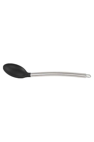 Epinox Epınox Silikon Siyah Mutfak Seti 3 (Silikon Kaşık, Spatula, Kepçe, Spagetti Kaşığı, Kevgir)