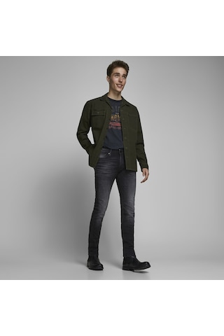 Jack & Jones Glenn 557 Slim Fit Jean 12162430 Black Denim Siyah