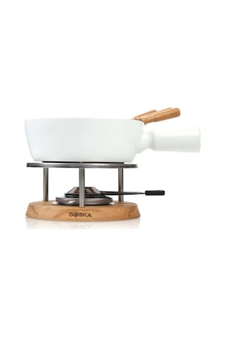 Büyük Fondü Seti, Fondue Set Bianco, 4 Kişilik Peynir Fondüsü Çok Renkli