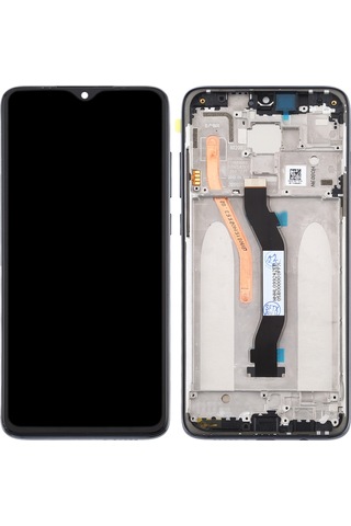 Xiaomi Redmi Note 8 Pro Sayısallaştırıcı İçin Tft Lcd Ekran Çerçeveli Tam Montaj Çift Sım Kart Versiyonu Siyah
