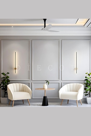 Diecor Dekoratif Boyanabilir 20 Adet 4 Cm Eğimli Polistren Duvar Çıtası Beyaz 4 Cm Model:xa146