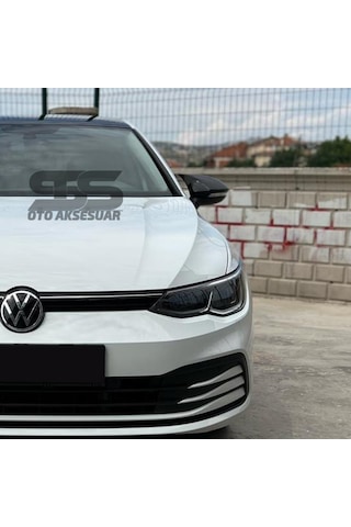 Vw Golf 8 Batman Yarasa Ayna Kapağı Piano Black 2021 Model