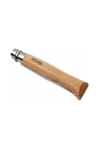 Opinel İnox Kayın Saplı 12 No Paslanmaz Çelik Kamp Çakı Çok Renkli