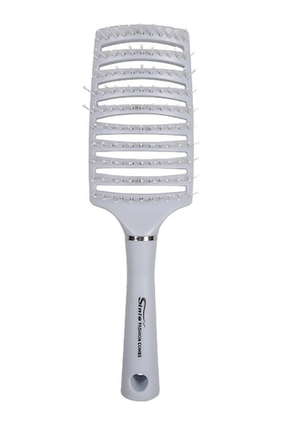 Macaron Büyük Tarak Kafa Deri Masaj Tarağı- Mavi