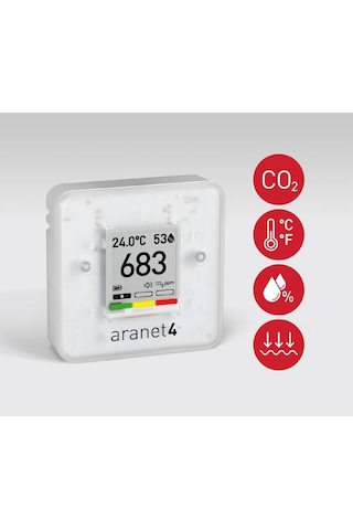 Aranet4 Home Co2 Hava Ölçüm Isı Monitörü