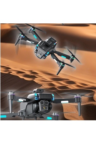 D9 Drone,fırçasız Motorlu,90 Elektrikli Kamera, Tek Tuş Kalkış İniş Led Işıklı 4k Akıllı Drone-1475