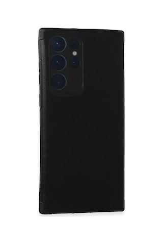 Samsung Galaxy S22 Ultra Kılıf Loop Deri Silikon - Siyah