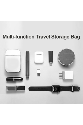 Youtek Erkekler İçin Çok Fonksiyonlu Mini Çanta - Eva Kabuk, Dayanıklı, Suya Dayanıklı, Elle/torba Kullanıma Uygun Siyah Siyah