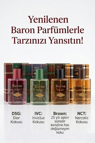 Baron Wall Street Nct 2026 Edc Erkek Parfüm 100 Ml Odunsu
