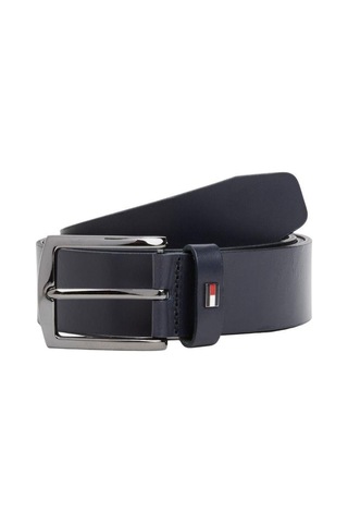 Tommy Hilfiger Erkek Lacivert Deri Kemer-6077 Lacivert