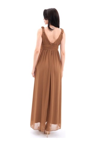 Efnaz Style 4662 Elbise-kahve