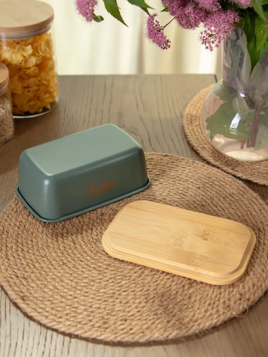 Agness Tereyağı Ve Peyniri İçin Kapaklı Sosluk 187857312 Koyu Yeşil