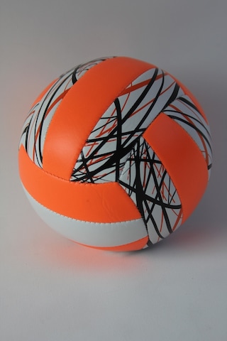 BST Voleybol Topu 1 Sert Zemin Voleybol Topu Beyaz - Turuncu