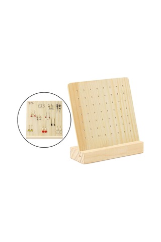 Homyl Takı Rafı Ekranı Gösterisi Için Kompakt 28-çift-delik 28 Çift Delik