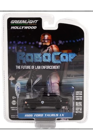Greenlight 1986 Ford Taurus Robocop 1:64 Siyah
