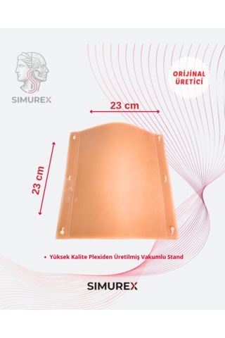 Vakumlu Büyük Dikiş Pedi 23x23 Cm + Vzn Eğitim Dikiş Seti 7 Parça