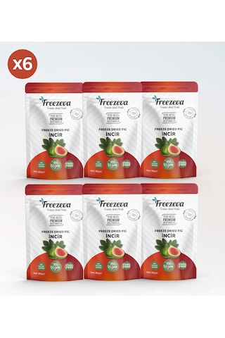 Freezeva Dondurularak Kurutulmuş Freeze Dry İncir Kurusu 6 x 30 G﻿﻿