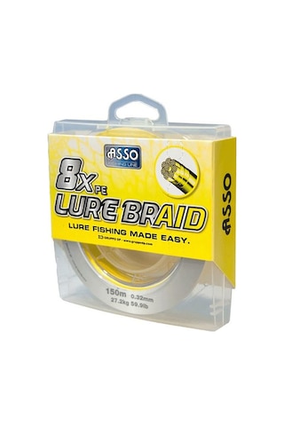 Asso Pe 8X Lure Braid 150 Mt Misina