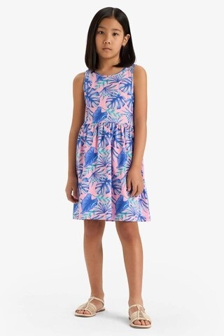 Defacto Kız Çocuk Desenli Kolsuz Elbise B4338a825smpn693 Pembe