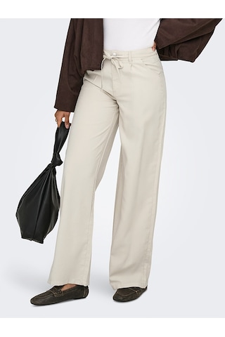 Only Onlgıanna Arıs Mw Wıde Pants Wvn Cc Kadın Gri Pantolon - 15364137