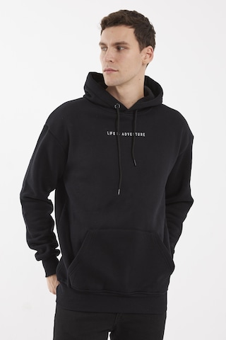 Cold Train Siyah Hoodıe Sweatshırt Siyah