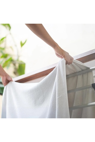 Naturıca Banyo Havlusu 90x150 Ring Beyaz
