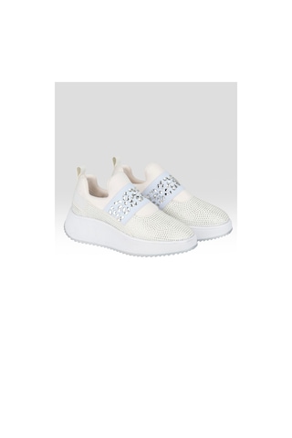Tw Tonny White Tokyo176-1-112 Taşlı Spor Sneaker Ayakkabı Beyaz