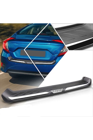 Honda Civic 2016 Sonrası Arka Tampon Eşik Koruma Abs